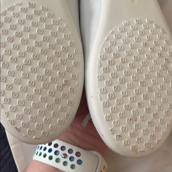 Gucci White Gomma Nappa Iris Sz 32 - Picture 7 of 14